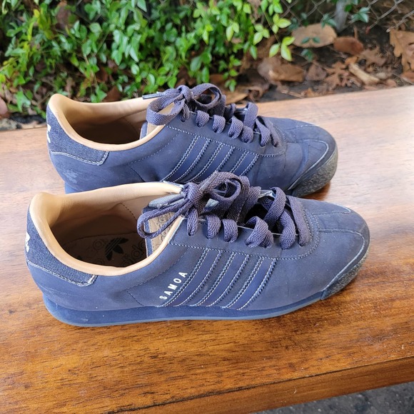 adidas Other - 🎉 HP Adidas Samoa Streetwear Sneakers Blue 8.5
